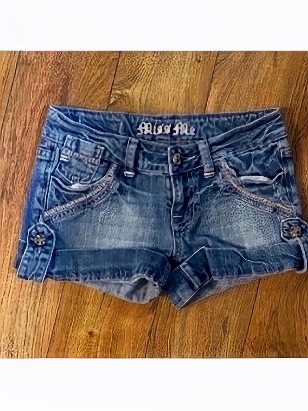 Beautiful Miss Me Blue Denim Women's Denim Shorts
